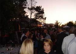 Before the ride, a cocktail party and buffet dinner were held at the Chateau Julian winery.  Special guests were honored and treated to a welcome by the Best Buddies founder, Anthony Shriver, and his sister, California's First Lady Maria Shriver Schwartzenegger.