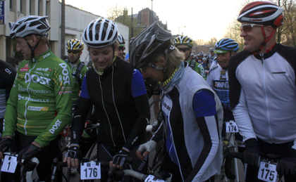 Randy joins Sean Kelly and team at Paris-Roubaix Challenge 2011