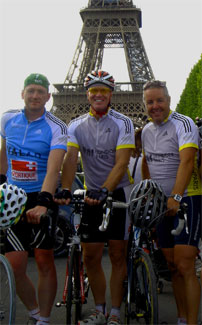 David Randy and Steven Roche at Eifel Tower