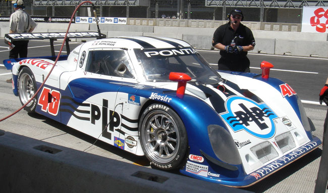 #40 Preformed Line Products Daytona Prototype in pits before Mexico City race
