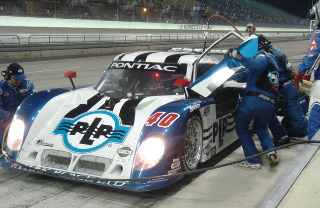 Pit stop and driver change at Grand Prix of Miami